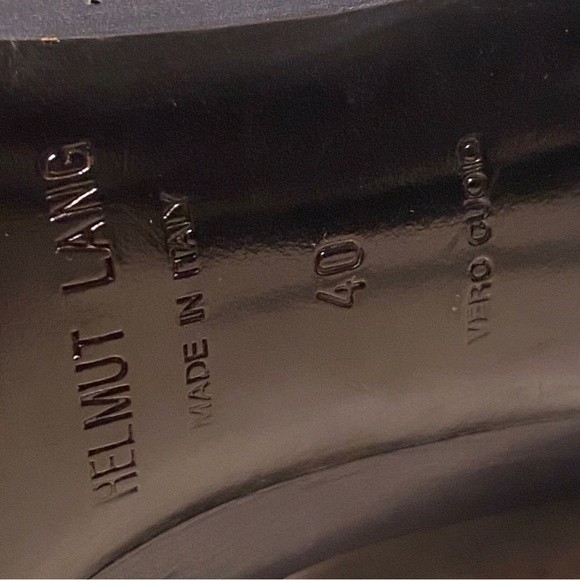 Helmut Lang Blue Leather And Suede Boots - Picture 12 of 13